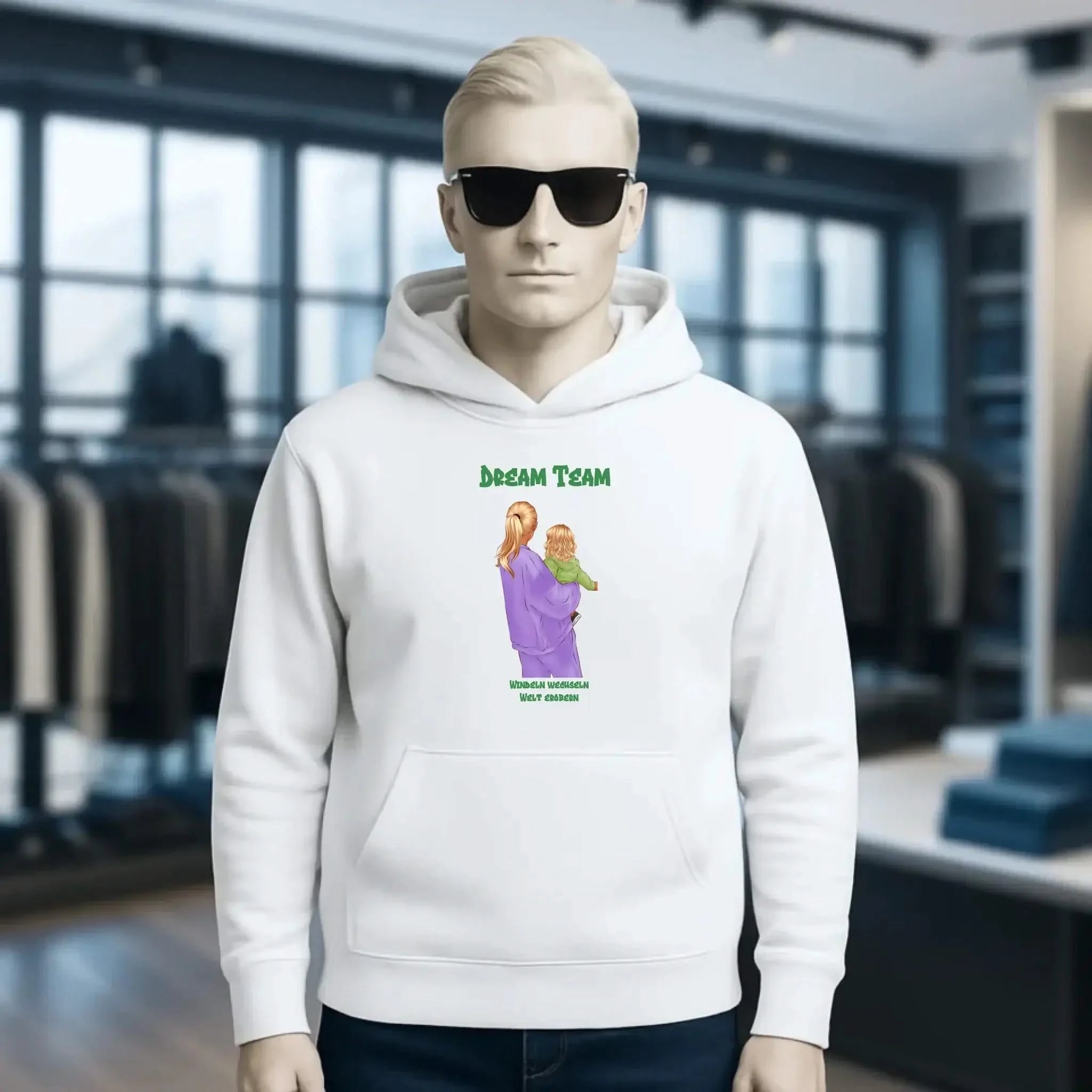 Mutter & Baby Designer • Unisex Hoodie für Damen & Herren • Bio • personalisiert