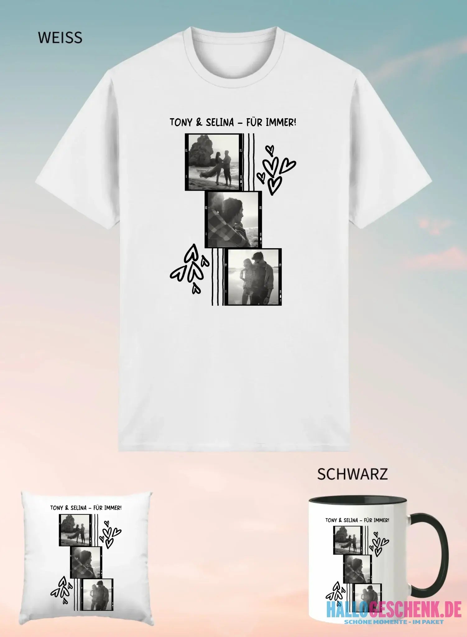 3er Geschenkset Weiß