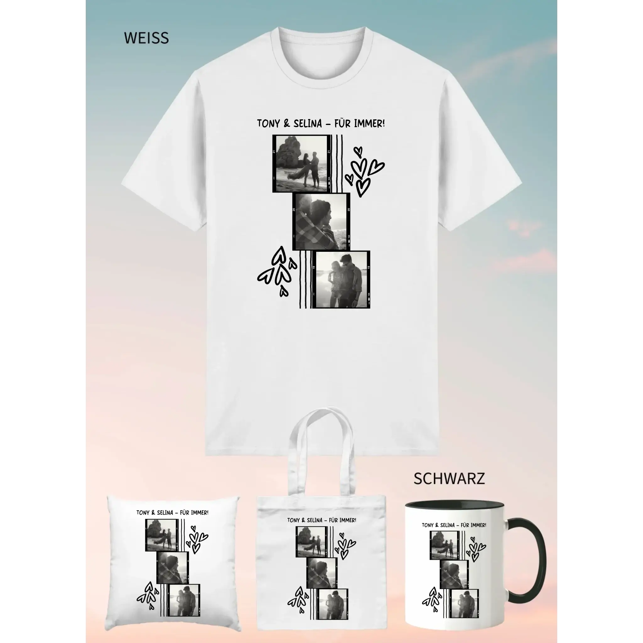 4er Geschenkset Weiss