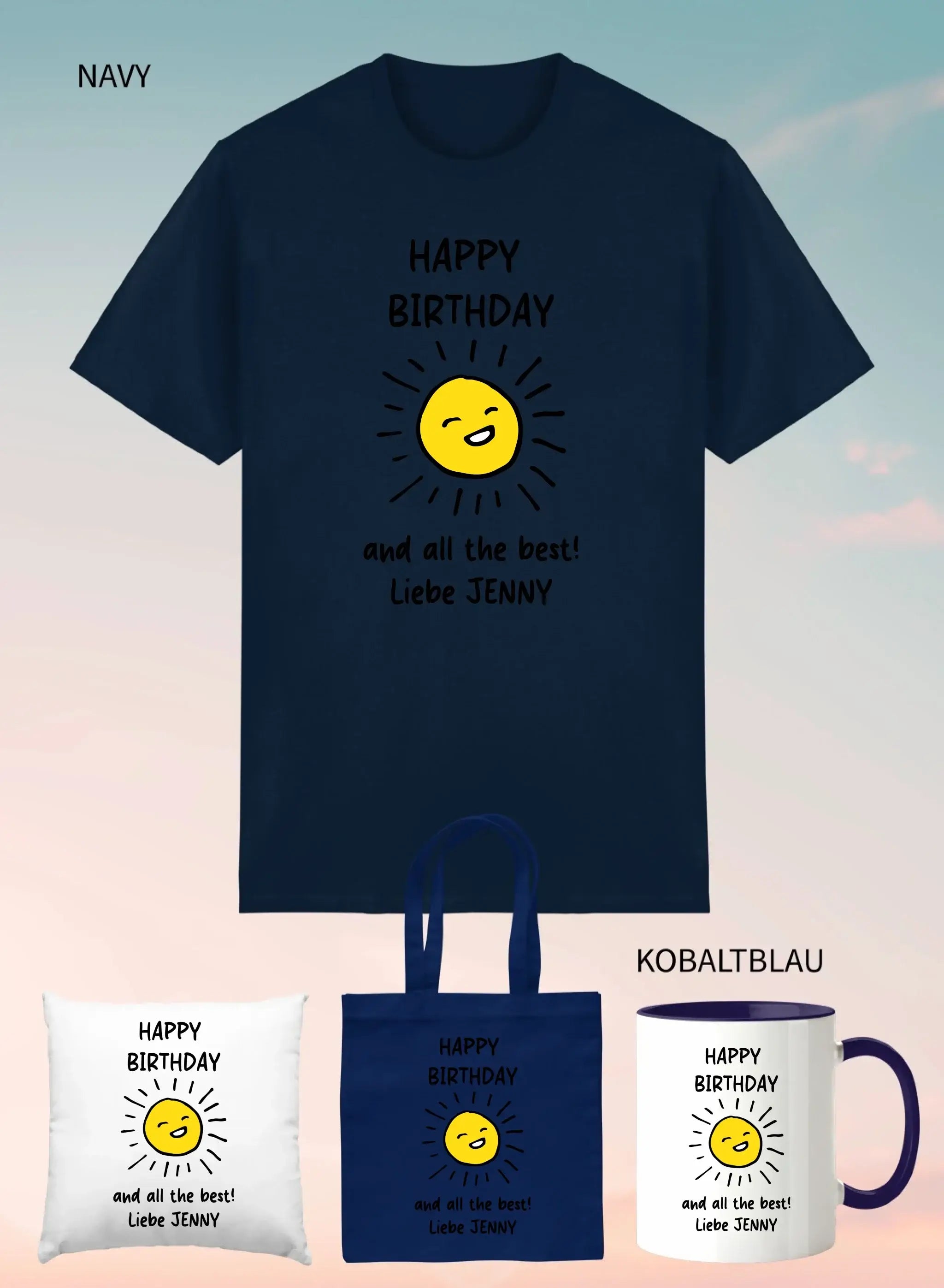 4er Geschenkset Navy