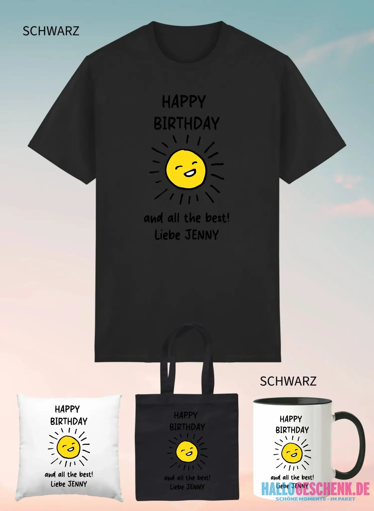 4er Geschenkset Schwarz