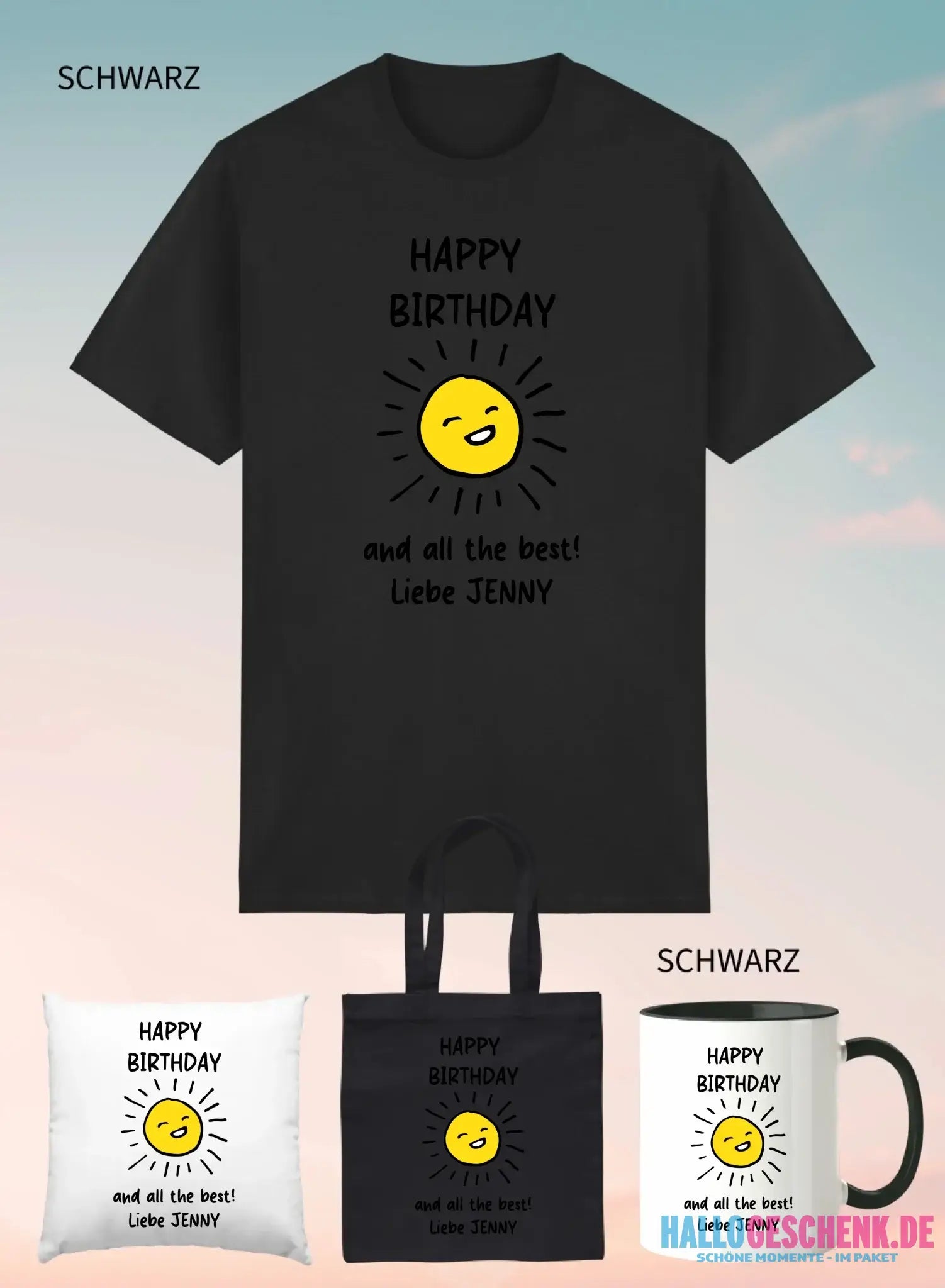 4er Geschenkset Schwarz