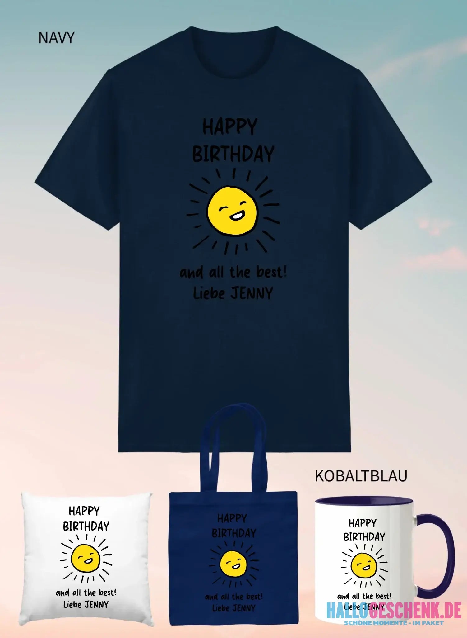 4er Geschenkset Navy