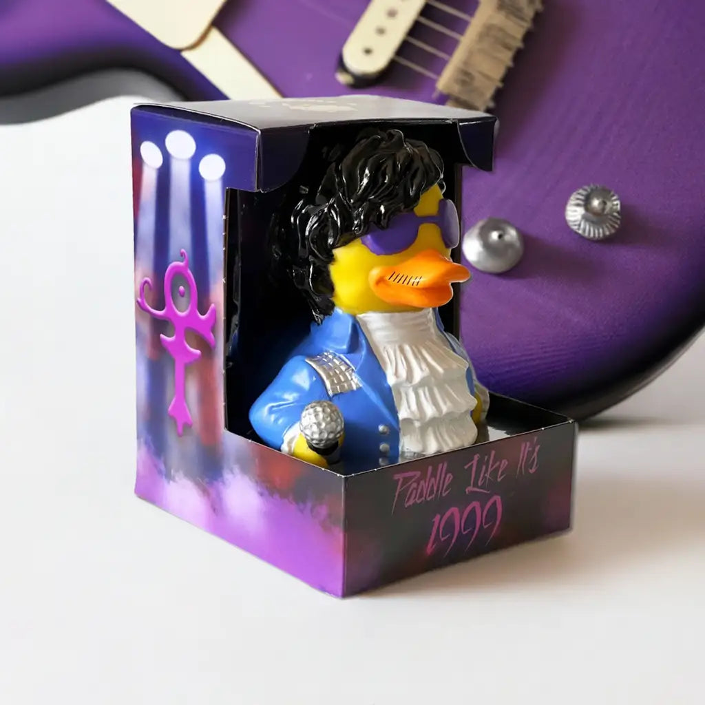 NEU: Paddle like it´s 1999 Parodie/Prince • Gummiente • Badeente • offizielles Produkt von CelebriDucks