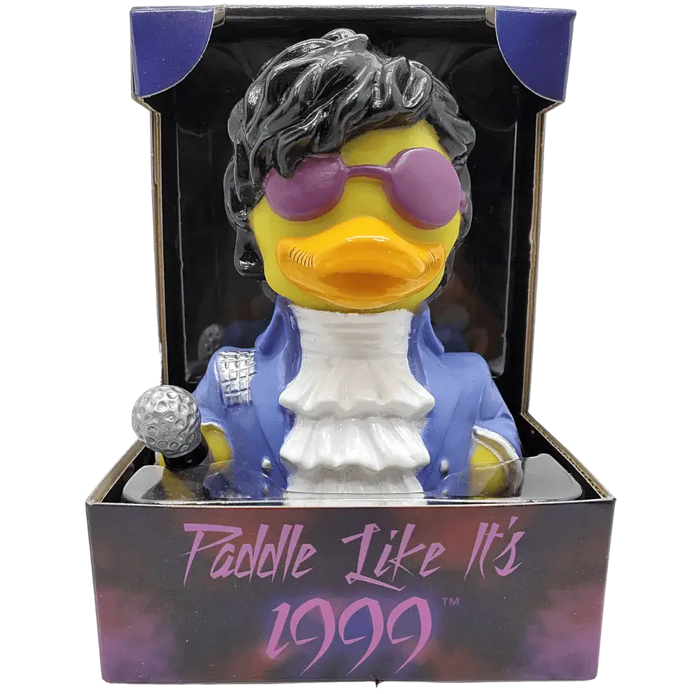 NEU: Paddle like it´s 1999 Parodie/Prince • Gummiente • offizielles Produkt von CelebriDucks Bald verfügbar!