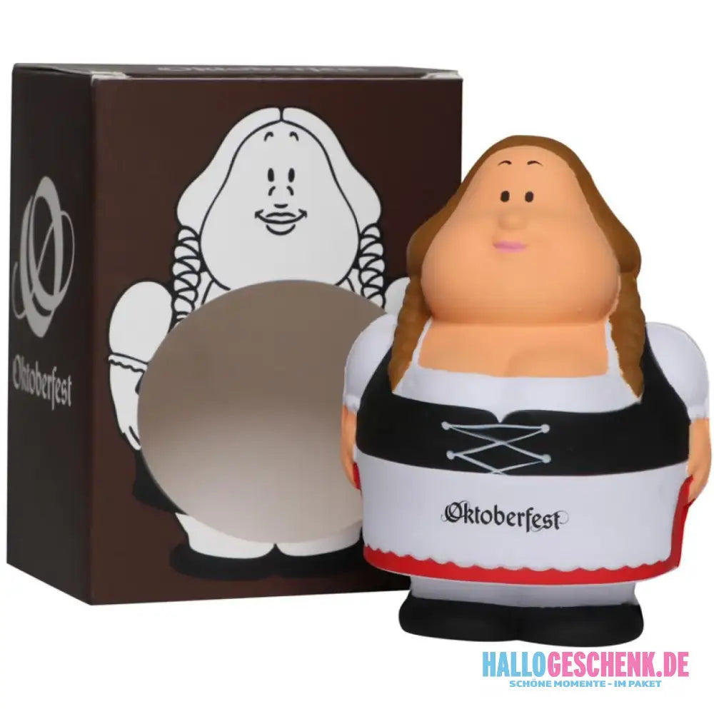 Oktoberfest™ Berta® „Bayerin’ • Anti-Stress-Figur • Quetschfigur - Quetschfigur