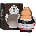 kuschelige oktoberfest figur oktoberfest™ berta® bayerin in traditioneller schwarz weiß rot bayerischer kleidung