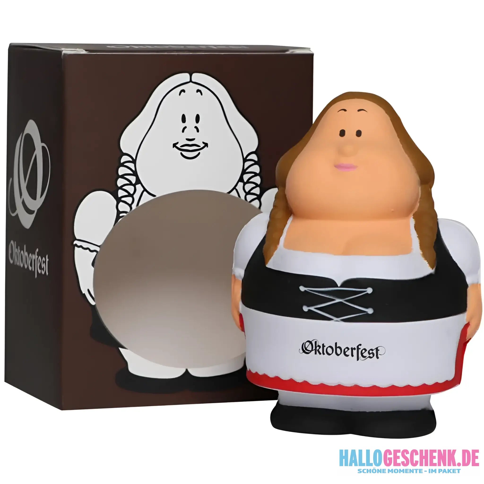 Oktoberfest™ Berta® „Bayerin’ • Anti-Stress-Figur • Quetschfigur - Quetschfigur