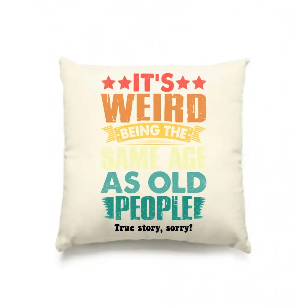 Old people • Kissen 40x40 cm • Exklusivdesign • personalisiert
