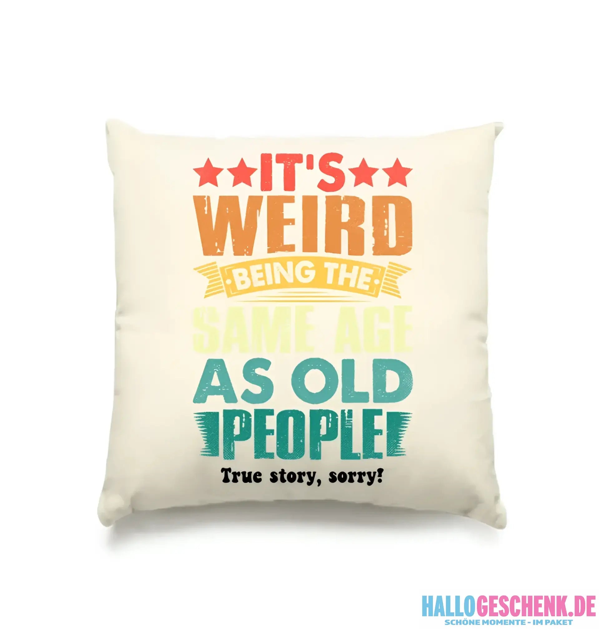 Old people • Kissen 40x40 cm • Exklusivdesign • personalisiert