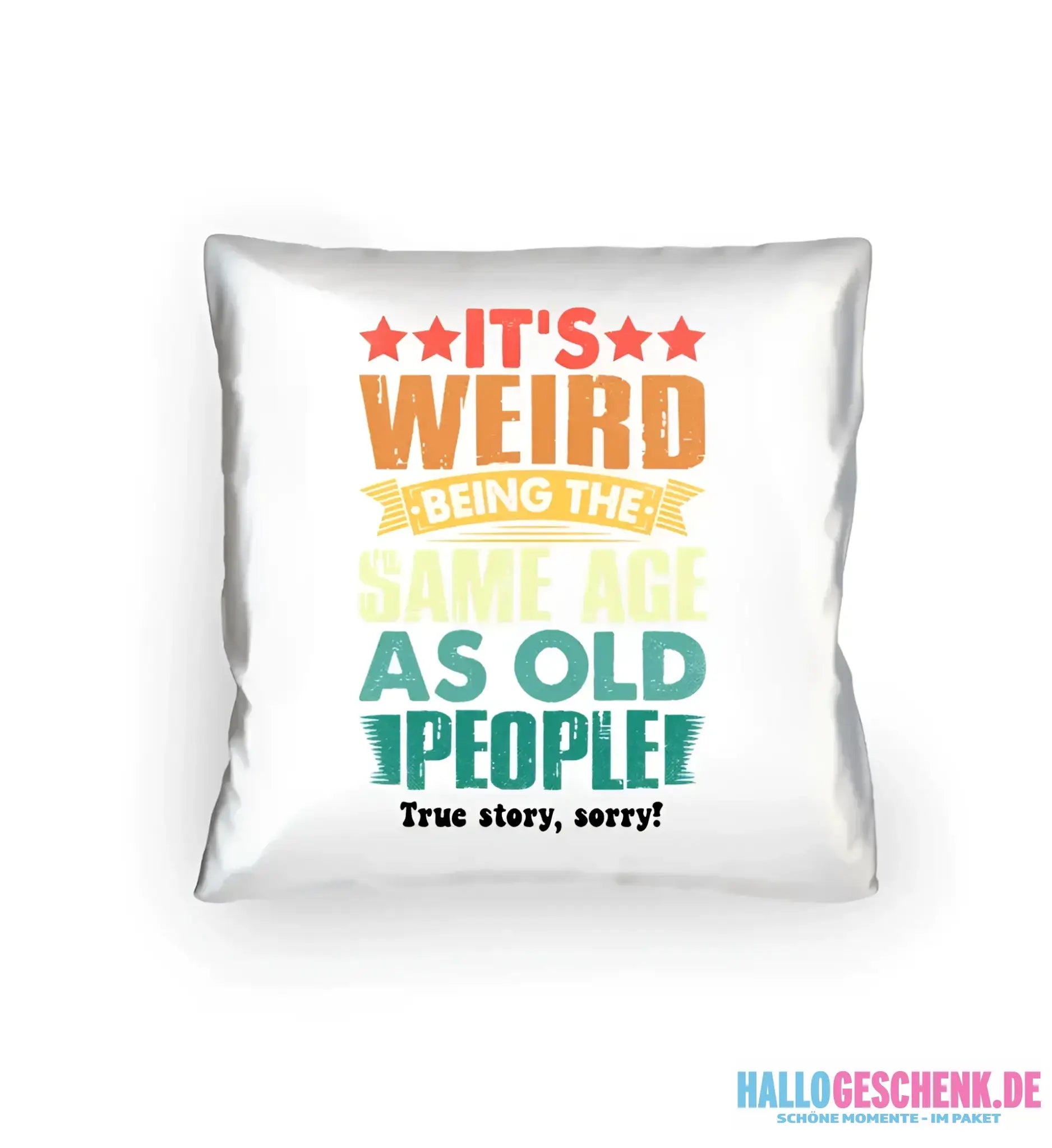 Old people • Kissen 40x40 cm • Exklusivdesign • personalisiert