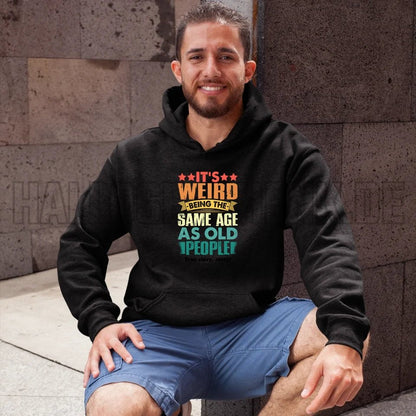 Old people • Unisex Premium Hoodie XS - 5XL aus Bio - Baumwolle für Damen & Herren • Exklusivdesign • personalisiert von HalloGeschenk.de