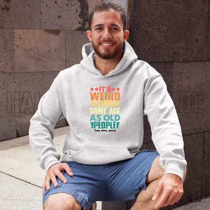 Old people • Unisex Premium Hoodie XS - 5XL aus Bio - Baumwolle für Damen & Herren • Exklusivdesign • personalisiert von HalloGeschenk.de