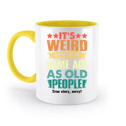 Old people • zweifarbige Tasse • Exklusivdesign • personalisiert