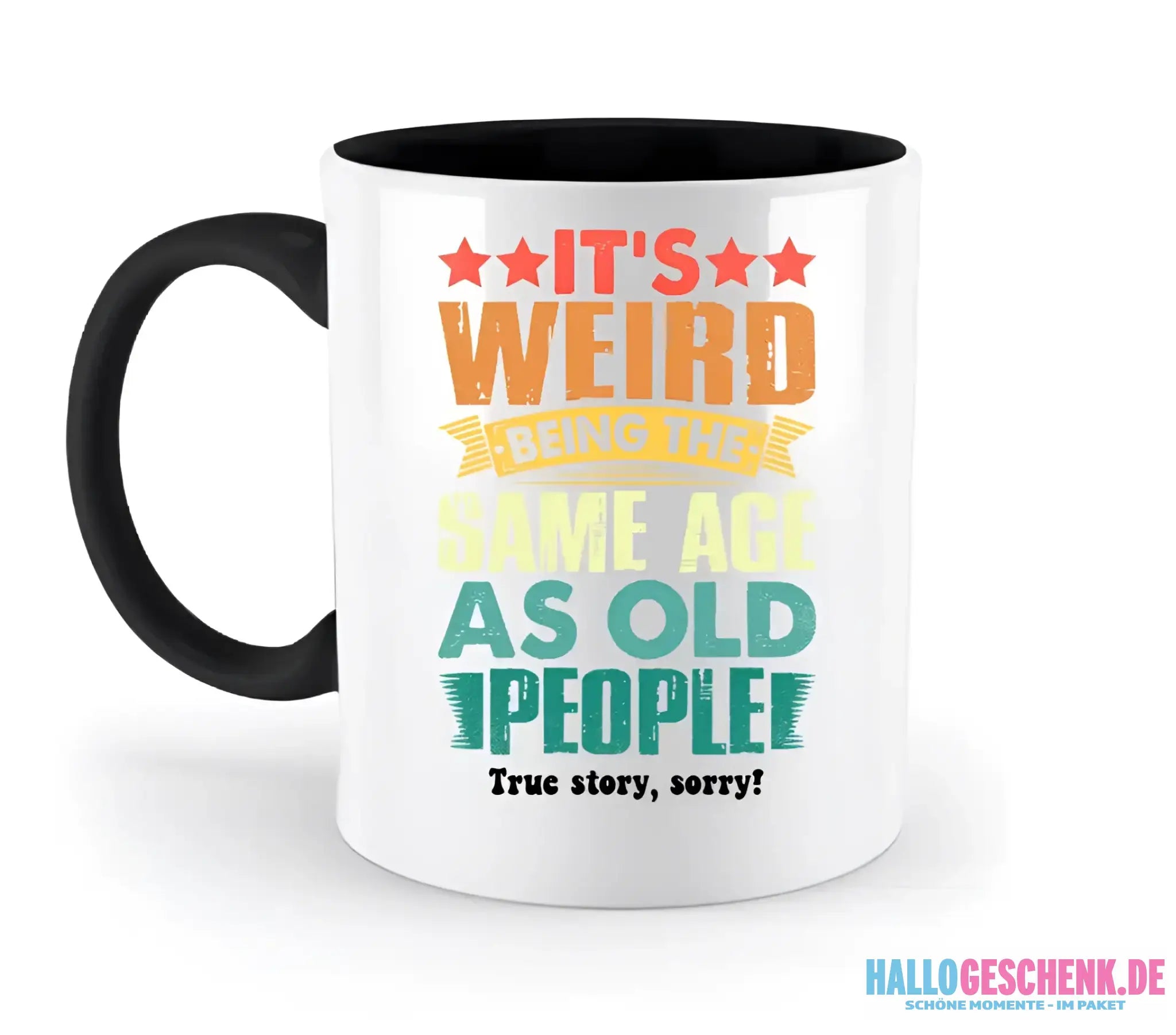 Old people • zweifarbige Tasse • Exklusivdesign • personalisiert