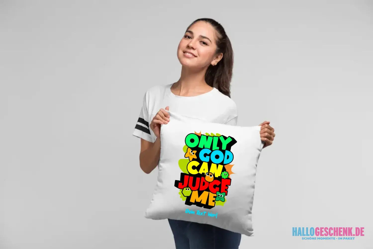 Only God • Kissen 40x40 cm • personalisiert