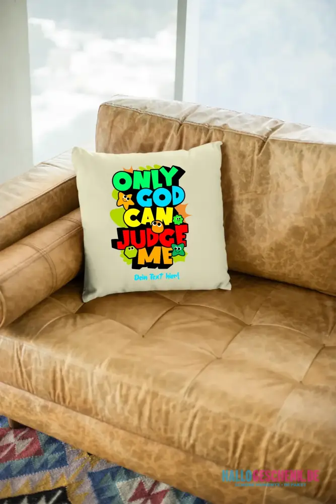 Only God • Kissen 40x40 cm • personalisiert