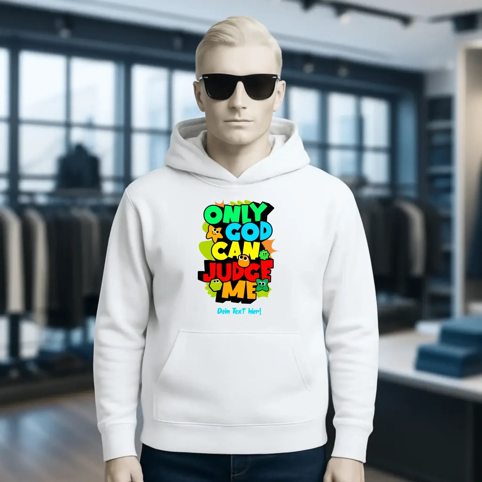 Only God • Unisex Premium Hoodie XS-5XL aus Bio-Baumwolle für Damen & Herren