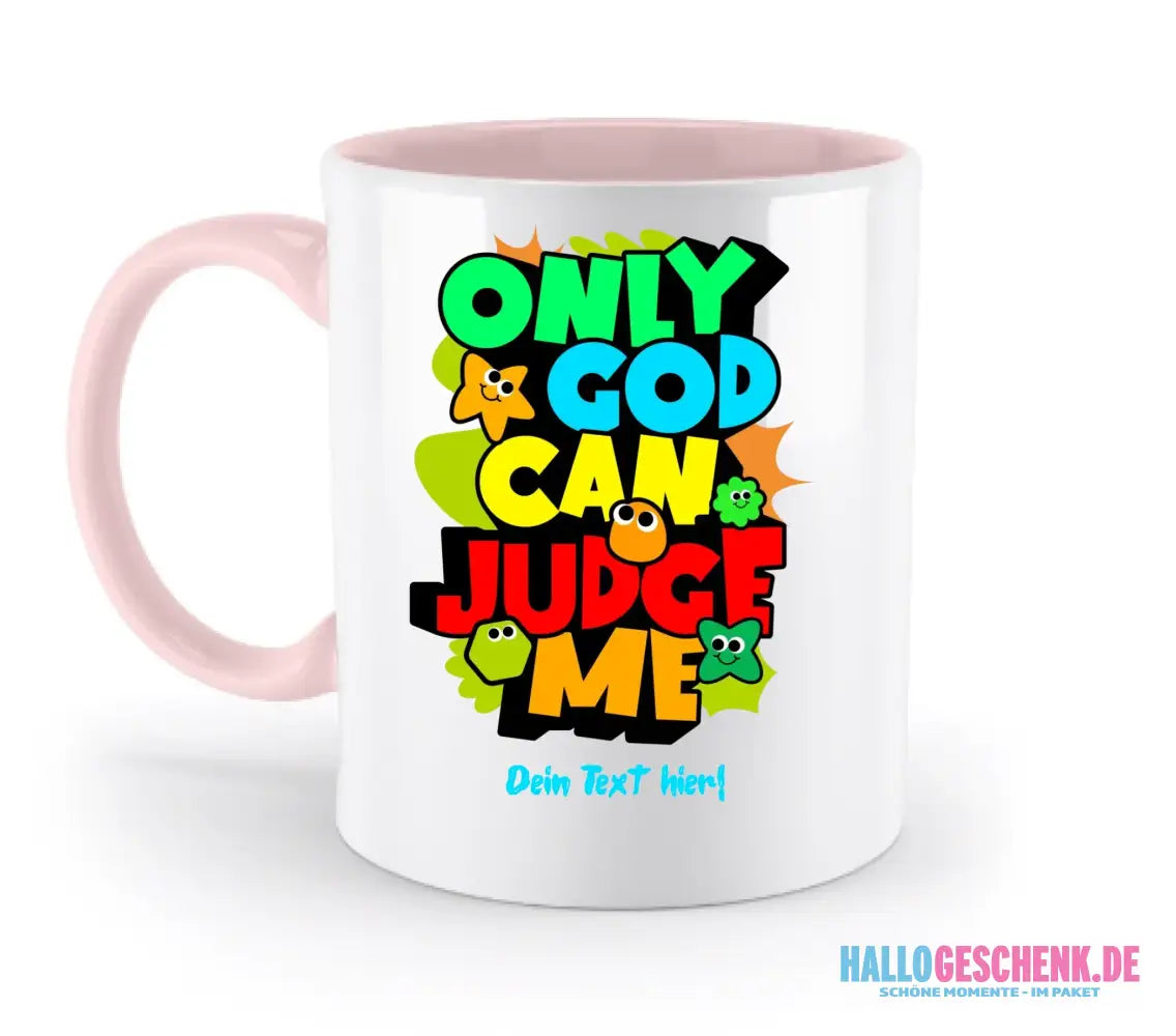 Only God • zweifarbige Tasse • spülmaschinengeeignet • Exklusivdesign • personalisiert