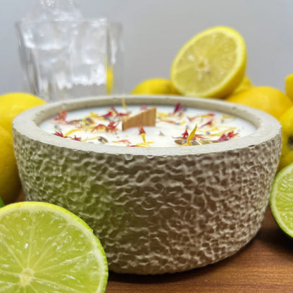 Outdoor Citronella-Betonkerze „Mugge Schreck“ – Handgemachter Insektenschutz aus dem Südschwarzwald