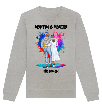 HalloGeschenk.de front-organic-basic-unisex-sweatshirt-c2c1c0-1116x