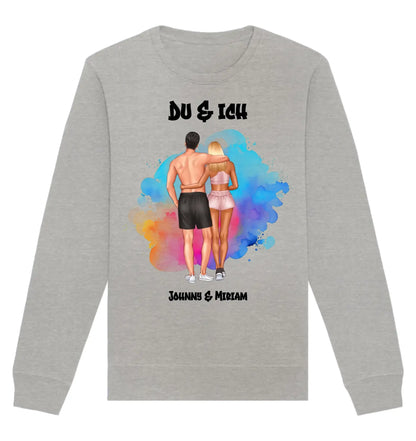 HalloGeschenk.de front-organic-basic-unisex-sweatshirt-c2c1c0-1116x