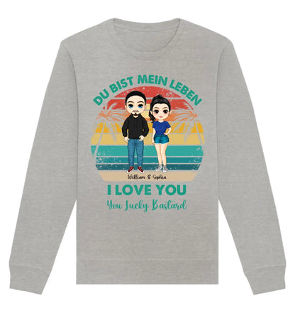 HalloGeschenk.de front-organic-basic-unisex-sweatshirt-c2c1c0-1116x