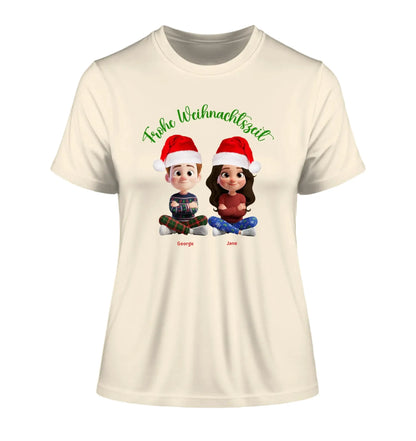 Paar-Design: Weihnachtspaar • 5 Motive mit Geschlechtswahl verfügbar (personalisierbare Figuren) - Damen T-Shirt
