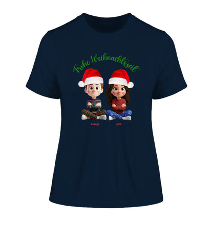 Paar-Design: Weihnachtspaar • 5 Motive mit Geschlechtswahl verfügbar (personalisierbare Figuren) - Damen T-Shirt