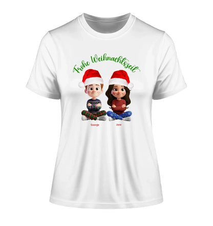 Paar-Design: Weihnachtspaar • 5 Motive mit Geschlechtswahl verfügbar (personalisierbare Figuren) - Damen T-Shirt