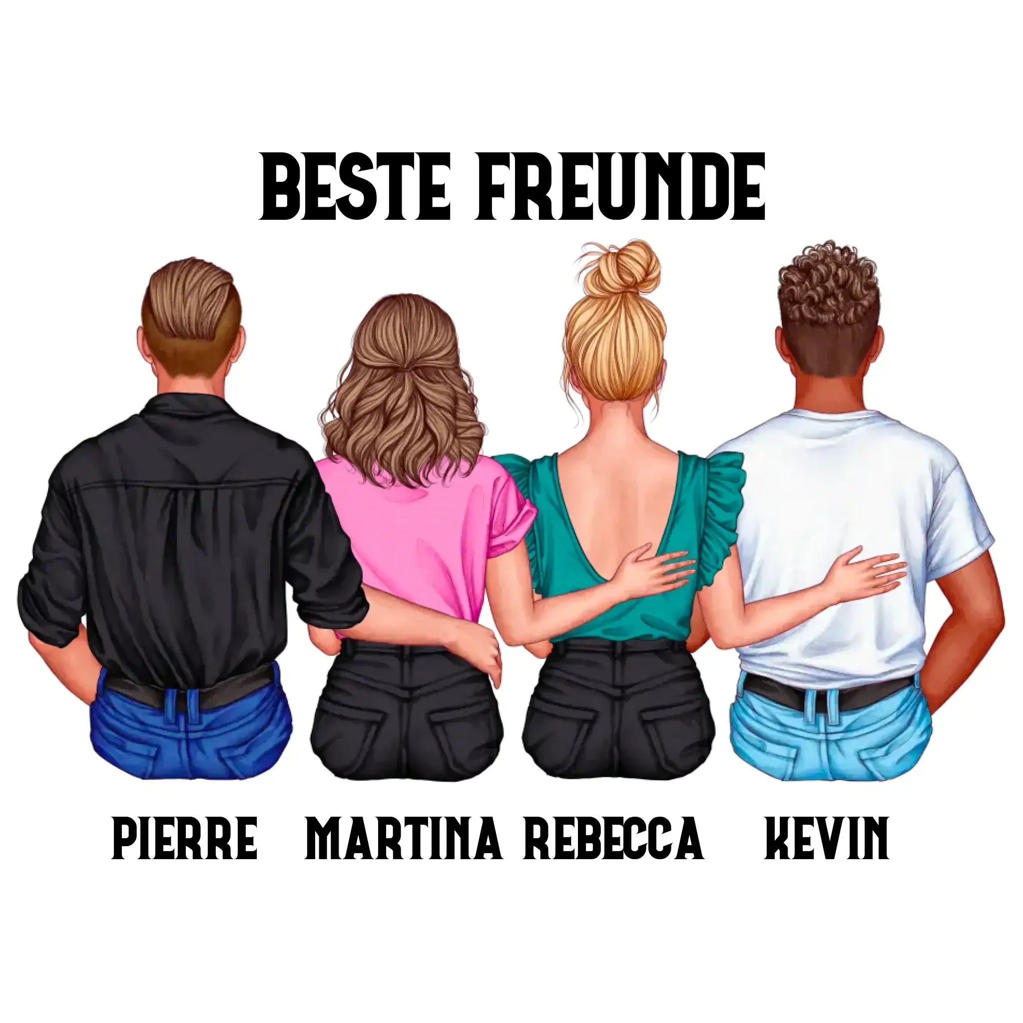 Paar-Designer: 1-4 Figuren (mw/mm/ww) • mehrere Artikel • ’Statement-Collection’ • Wunschtext • personalisierte