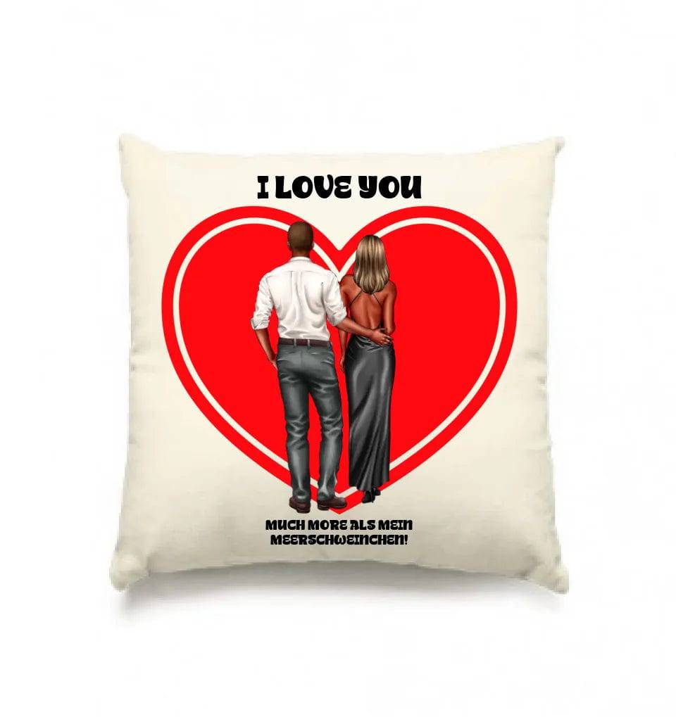 Paar Designer: Abendlook Couple - Kissen 40x40 cm