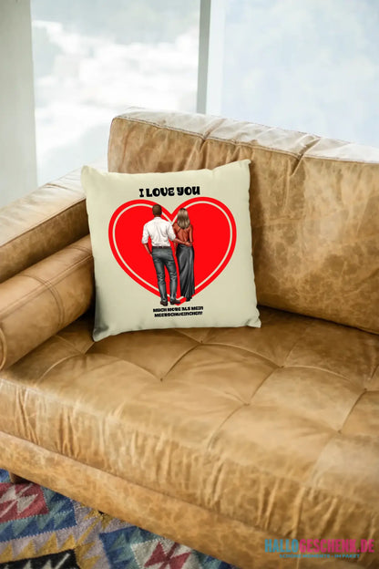 Paar Designer: Abendlook Couple - Kissen 40x40 cm