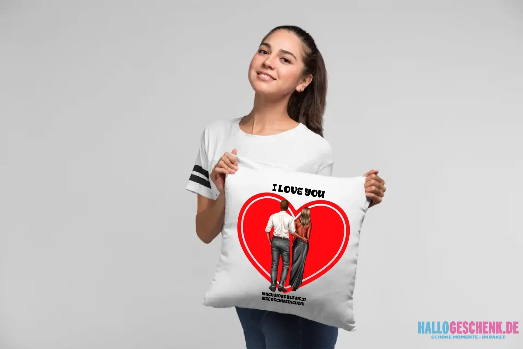 Paar Designer: Abendlook Couple - Kissen 40x40 cm