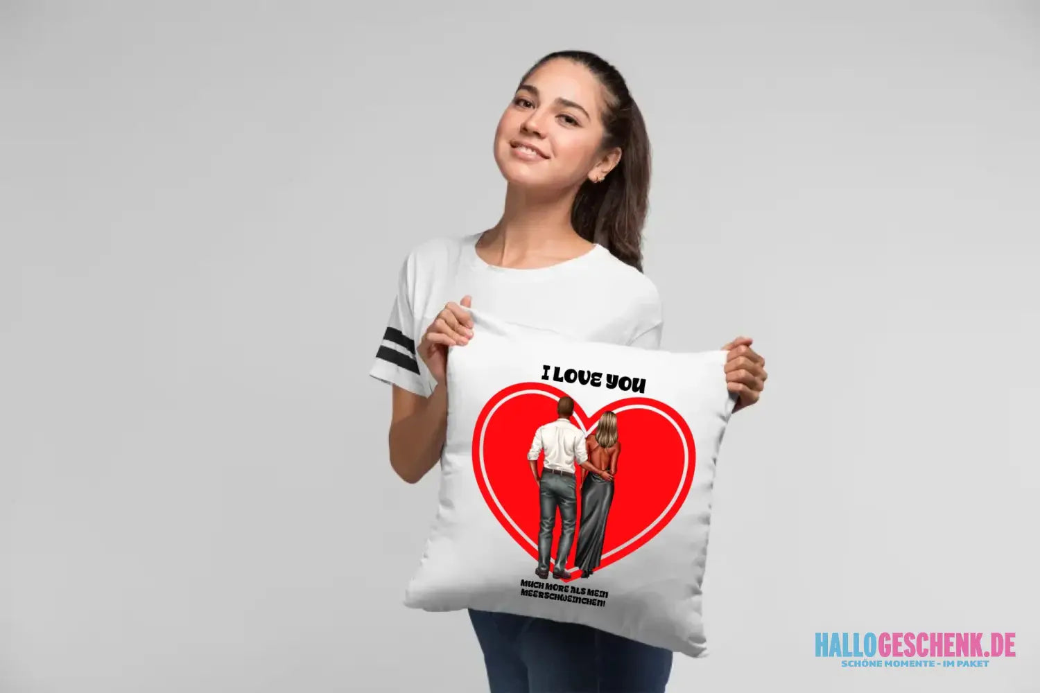 Paar Designer: Abendlook Couple - Kissen 40x40 cm