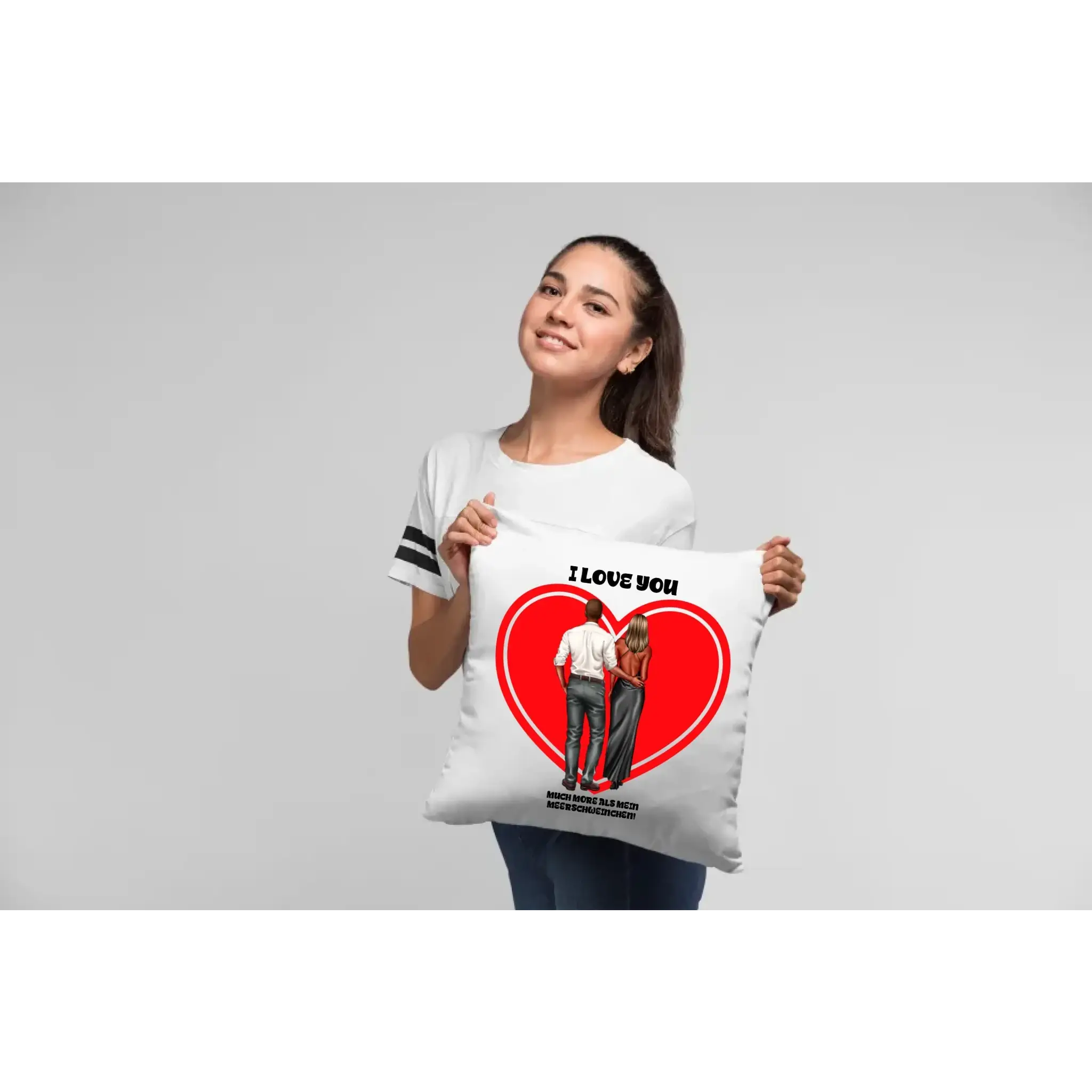 Paar Designer: Abendlook Couple - Kissen 40x40 cm