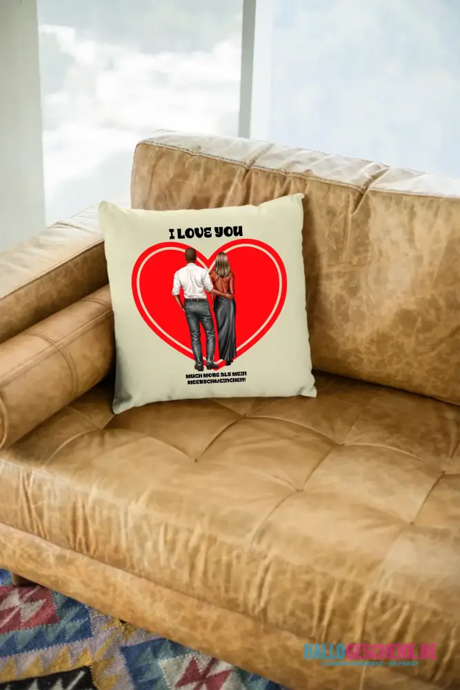 Paar Designer: Abendlook Couple - Kissen 40x40 cm