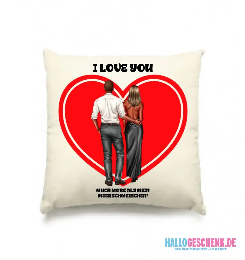 Paar Designer: Abendlook Couple - Kissen 40x40 cm