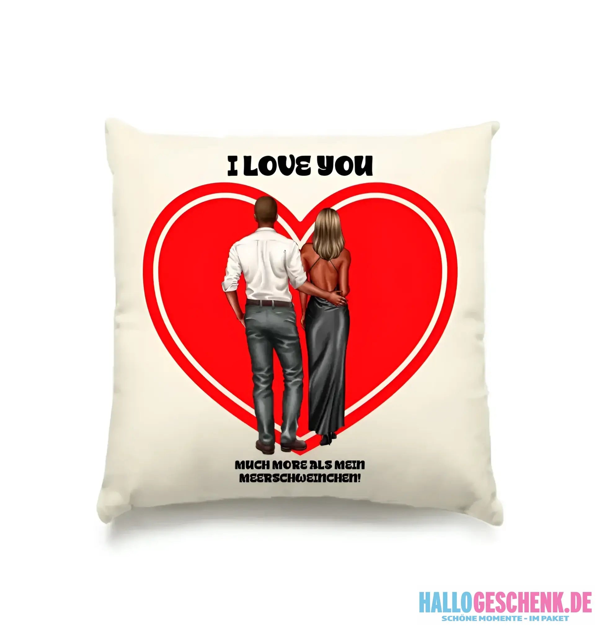 Paar Designer: Abendlook Couple - Kissen 40x40 cm