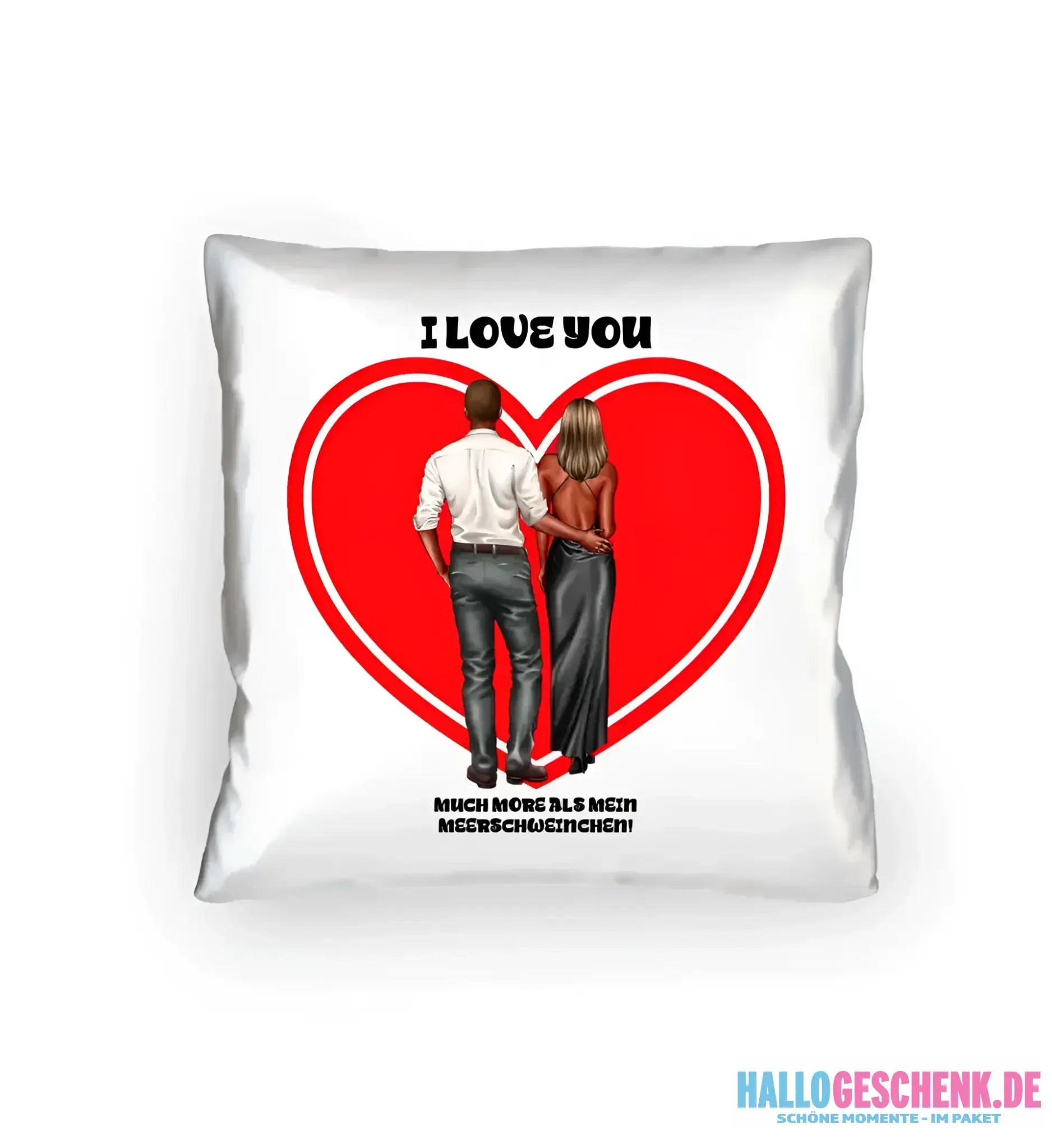 Paar Designer: Abendlook Couple - Kissen 40x40 cm