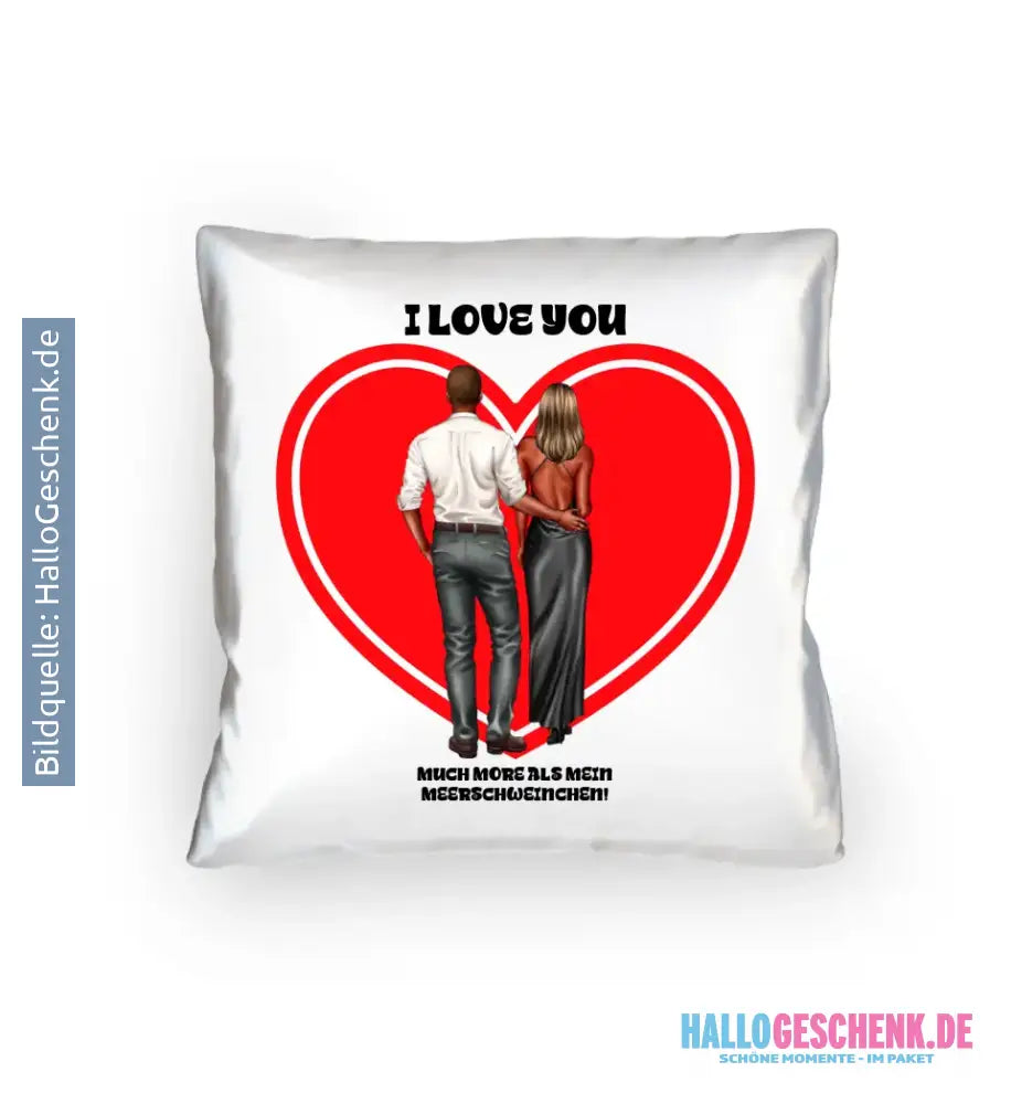 Paar Designer: Abendlook Couple - Kissen 40x40 cm