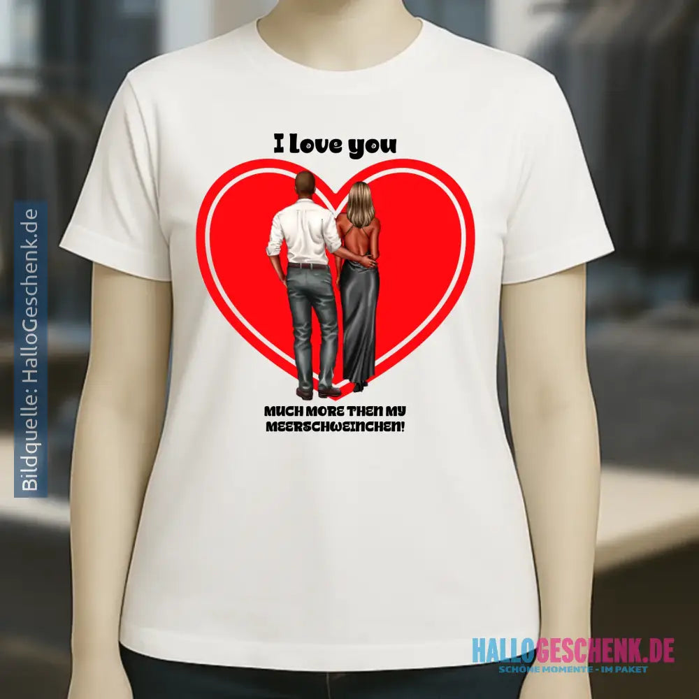 Paar Designer: Abendlook Couple - Ladies Premium T-Shirt XS-2XL aus Bio-Baumwolle für Damen