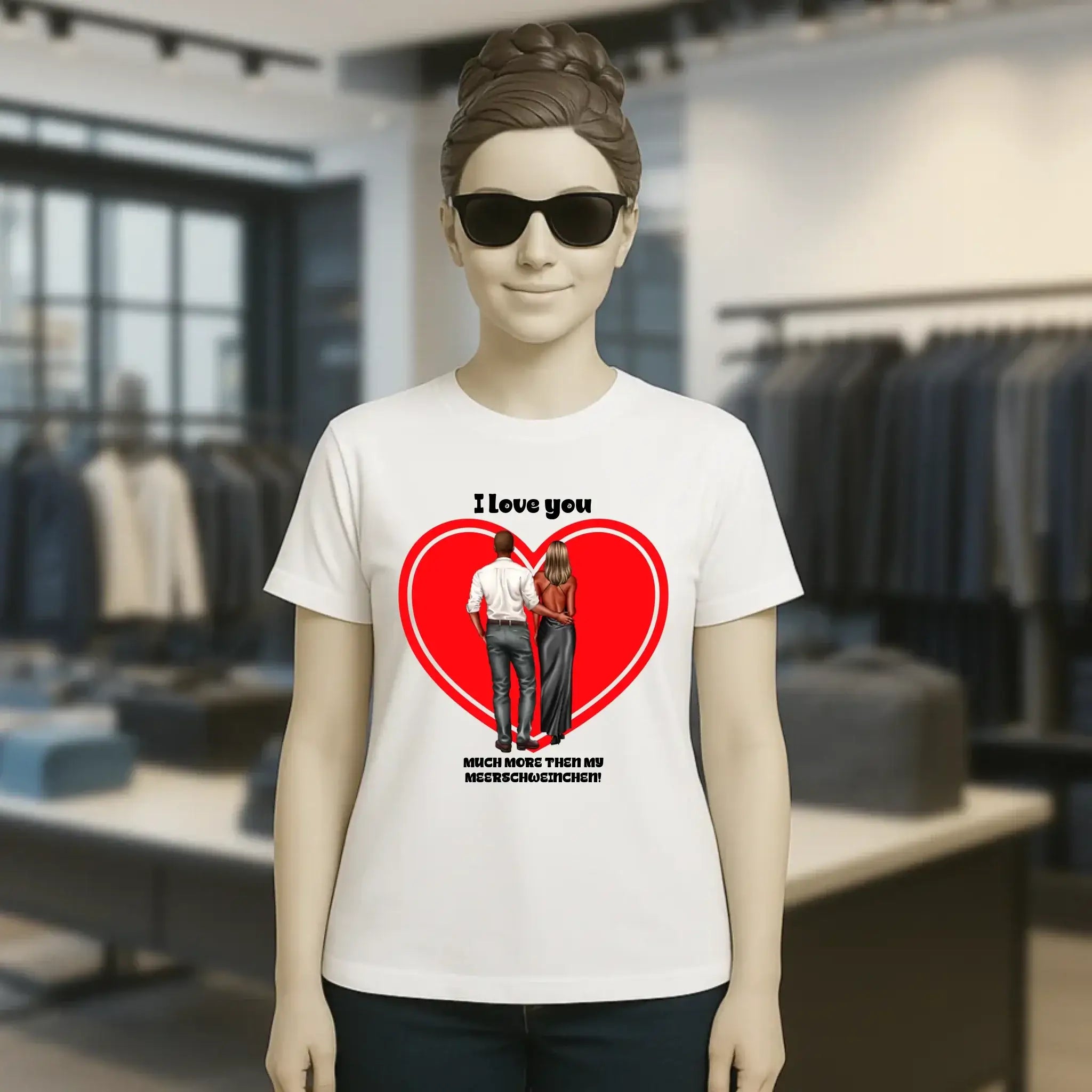 Paar Designer: Abendlook Couple - Ladies Premium T-Shirt XS-2XL aus Bio-Baumwolle für Damen