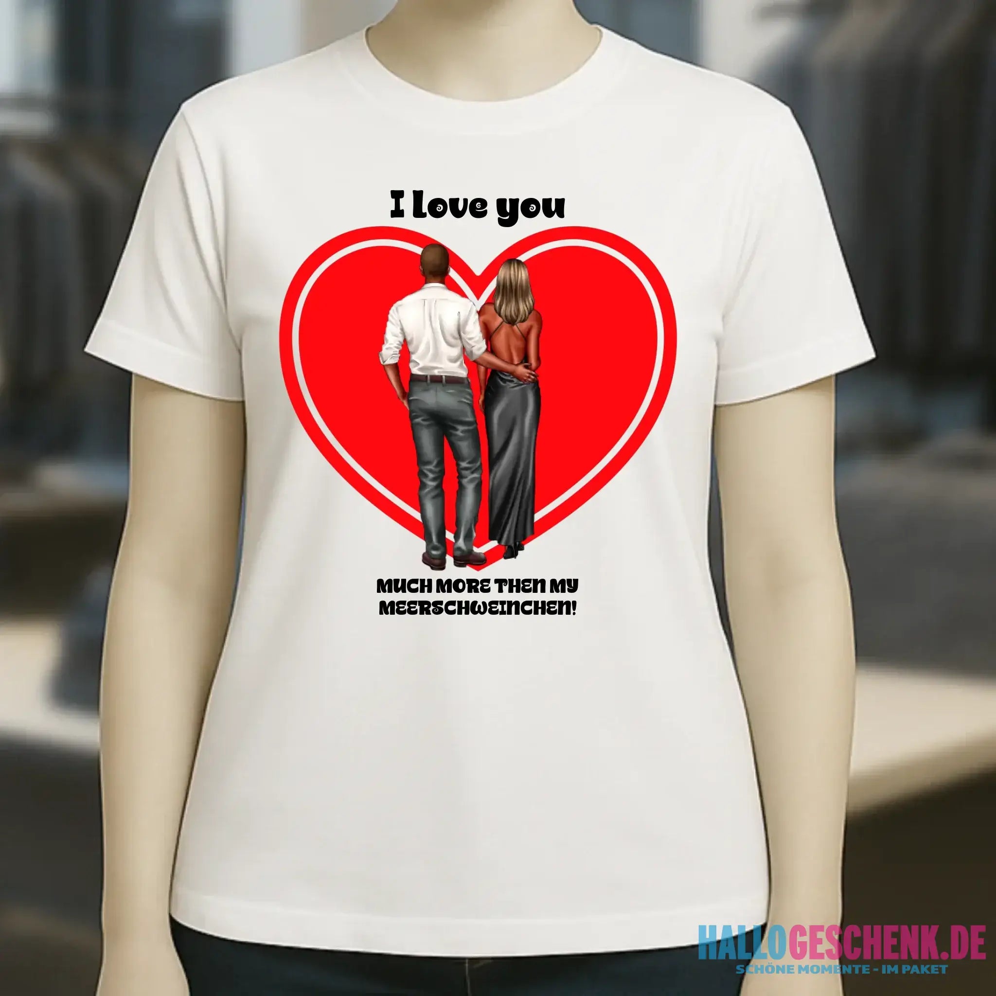 Paar Designer: Abendlook Couple - Ladies Premium T-Shirt XS-2XL aus Bio-Baumwolle für Damen