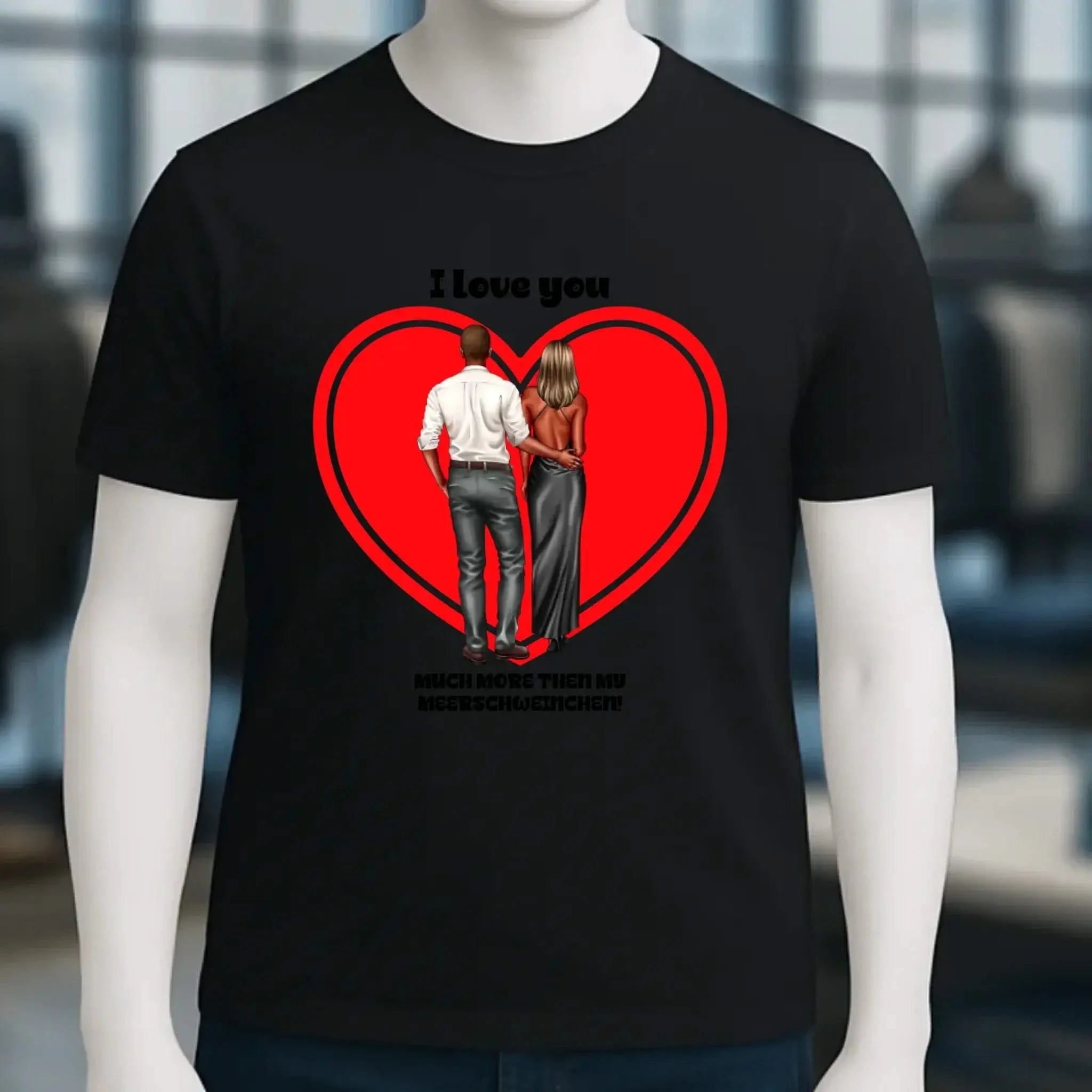 Paar Designer: Abendlook Couple personalisierbar - Unisex Premium T-Shirt XS-5XL aus Bio-Baumwolle für Damen & Herren
