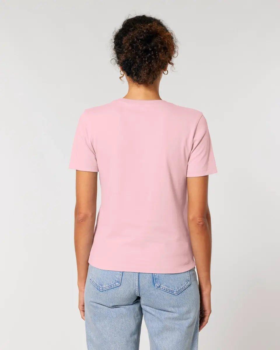 Paar Designer: Fashion - Look (personalisierbar) - Ladies Premium T - Shirt XS - 2XL aus Bio - Baumwolle für Damen - HalloGeschenk.de #geschenkideen# #personalisiert# #geschenk#