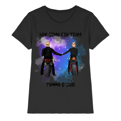 Paar-Designer: Motorrad Couple • mehrere Artikel • ’Statement-Collection’ • Wunschtext • personalisierte Figuren