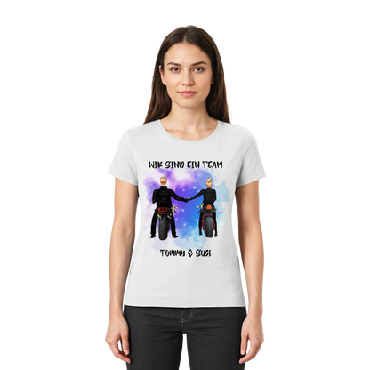 Paar-Designer: Motorrad Couple • mehrere Artikel • ’Statement-Collection’ • Wunschtext • personalisierte Figuren