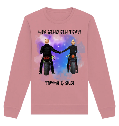Paar-Designer: Motorrad Couple • mehrere Artikel • ’Statement-Collection’ • Wunschtext • personalisierte Figuren