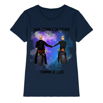 Paar-Designer: Motorrad Couple • mehrere Artikel • ’Statement-Collection’ • Wunschtext • personalisierte Figuren